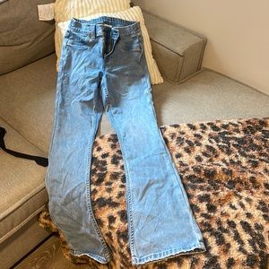 Aerie baby doll denim flares